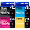 Kit tinta Epson 296 original cuatro cartuchos negro cyan magenta amarillo