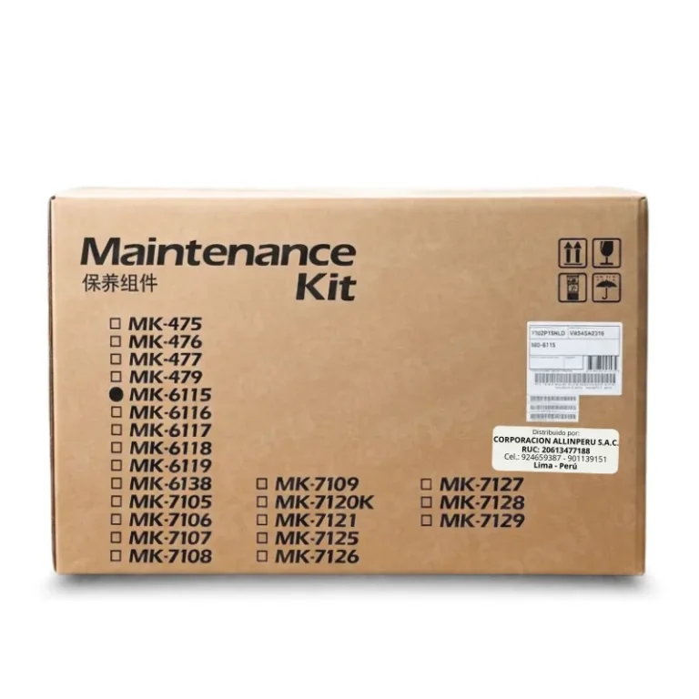Foto de Kit de Mantenimiento Kyocera MK-6115 original sellado caja completa