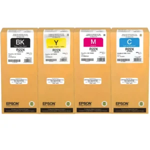Pack tinta Epson TR22X 4 colores original sellado para WF-R8590