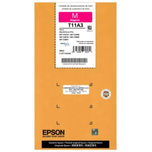 Tinta Epson T11A320-AL Magenta original 39 ml bolsa de tinta pigmentada DURABrite Ultra