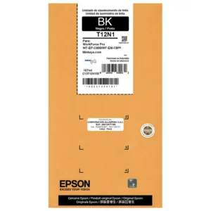 Tinta Epson T12N100 Negro 143 ml bolsa original DURABrite Ultra