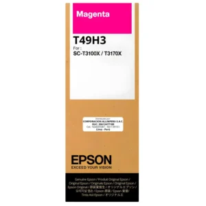 Botella de tinta original Epson T49H300 magenta 140 ml sellada de fábrica