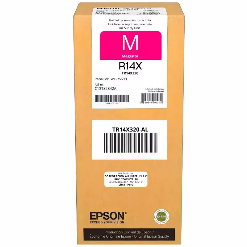 Foto de tinta Epson TR14X320 magenta alta capacidad 50000 páginas original sellada