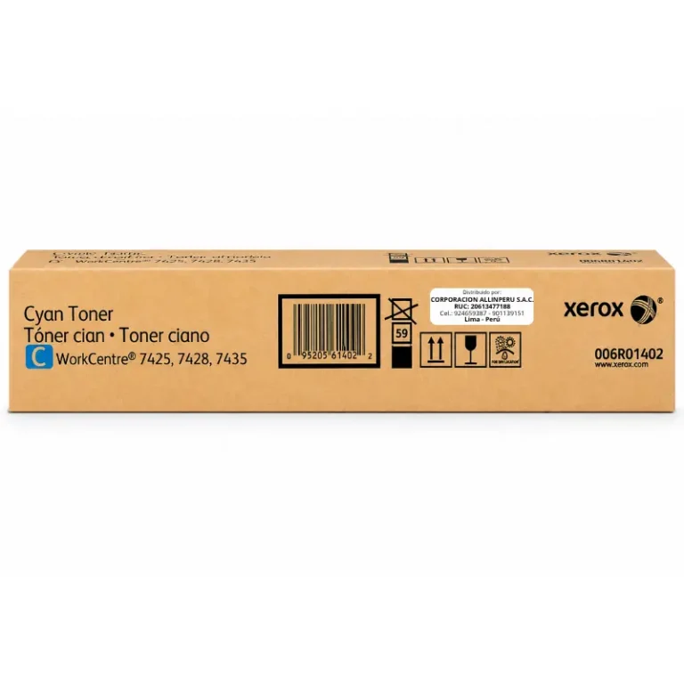 Tóner Xerox 006R01402 cian original frontal