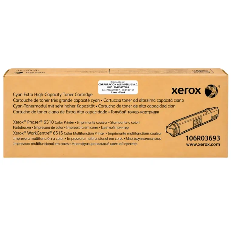 Tóner Xerox 106R03693 Cyan original extra alta capacidad