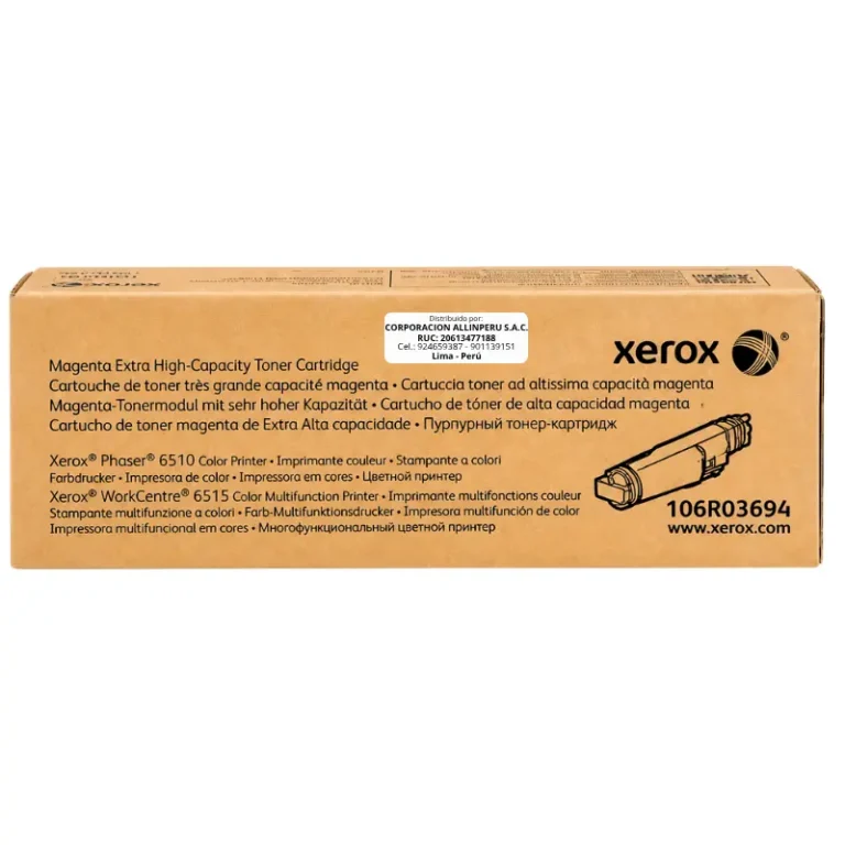 Tóner Xerox 106R03694 Magenta original extra alta capacidad