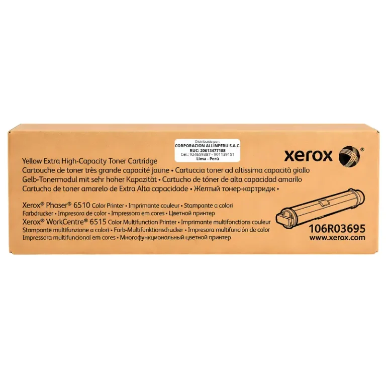 Tóner Xerox 106R03695 Yellow original extra alta capacidad