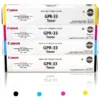 Kit toner Canon GPR-33 original cuatro colores CMYK para ImageRUNNER ADVANCE
