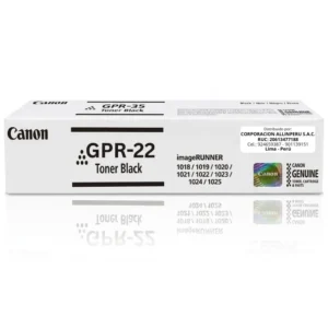 Tóner Canon GPR-22 negro original para imageRUNNER 1023 y 1025