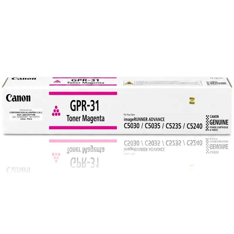 Tóner Canon GPR-31 magenta original para imageRUNNER ADVANCE C5030 C5035 C5235 C5240