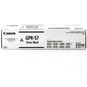 Tóner Canon GPR-57 original caja sellada vista frontal