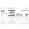 Tóner Canon GPR-58 negro original sellado de fábrica fondo blanco