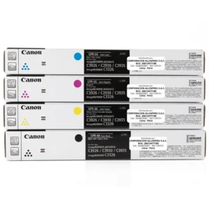 Kit tóner Canon GPR-66 original cuatro colores caja sellada