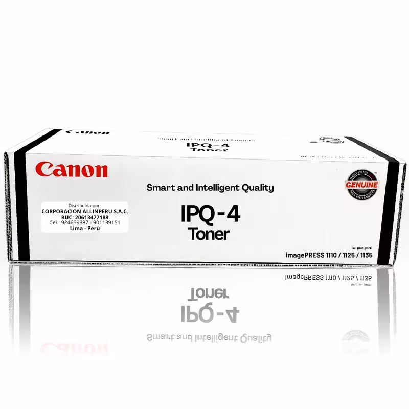 Tóner Canon IPQ-4 negro original para imagePRESS 1110P 1125P 1135P