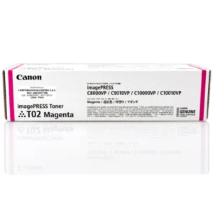 Tóner Canon T02 Magenta original sellado para impresora imagePRESS