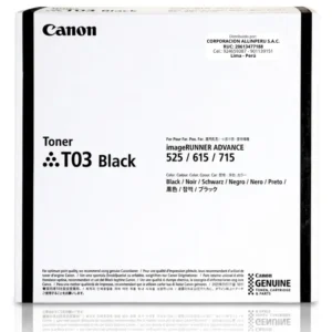 Tóner Canon T03 negro original sellado para imageRUNNER ADVANCE