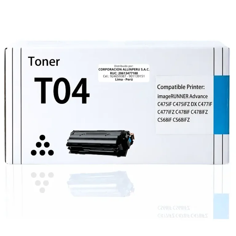 Toner Canon T04 cian original 2979C001AA para imageRUNNER ADVANCE C475 C478iF