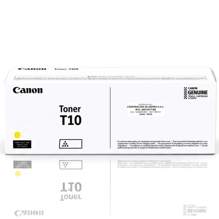 Toner Canon T10 Amarillo 4563C001AA original para imageRUNNER C1533 C1538