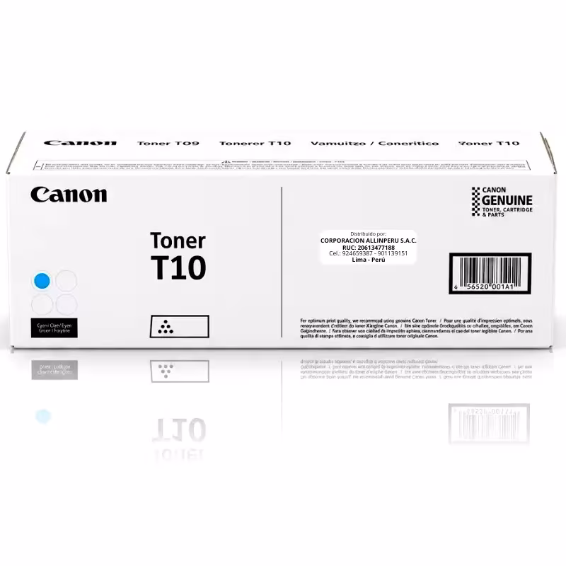 Toner Canon T10 Cyan 4565C001AA original para imageRUNNER C1533 C1538