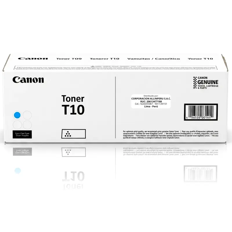 Toner Canon T10 Cyan C1533 C1538 — 10,000 págs.