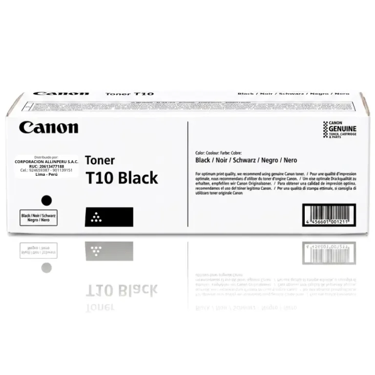 Toner Canon T10 Negro 4566C001AA original para imageRUNNER C1533 C1538