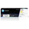 Toner HP 218A amarillo W2182A original vista frontal