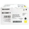 Tóner Sharp MX-C30NTY Amarillo original caja sellada vista frontal