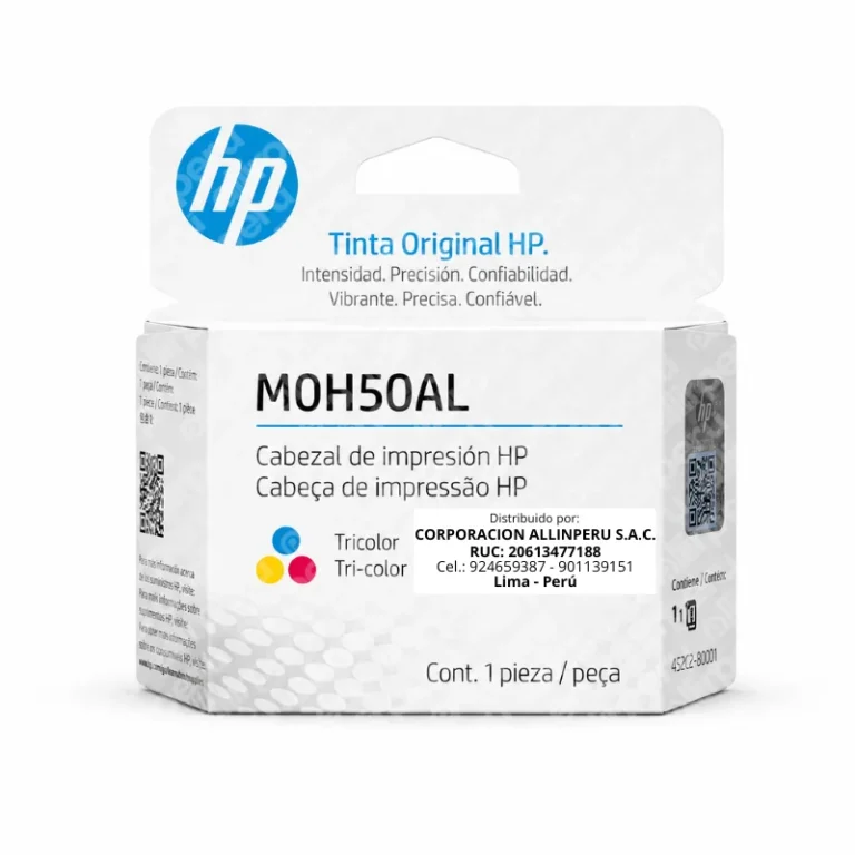 Foto de cabezal de impresión HP M0H50AL tricolor vista frontal