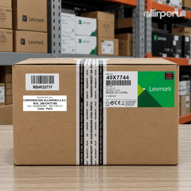 Empaque sellado del fusor Lexmark 40X7744 original