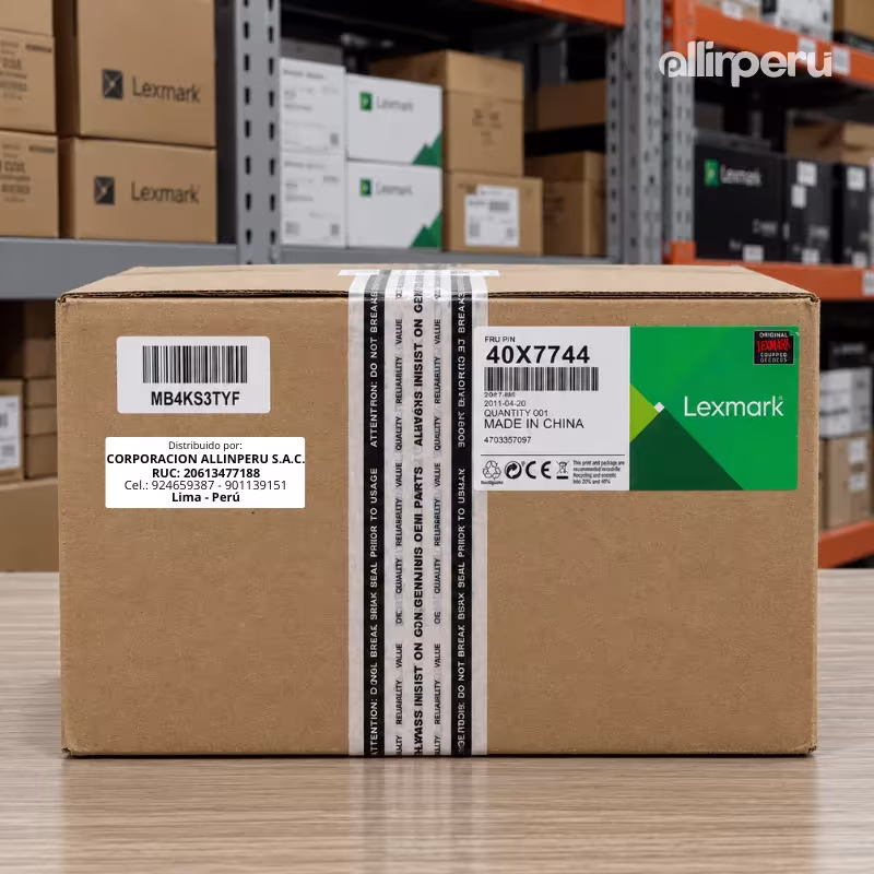 Empaque sellado del fusor Lexmark 40X7744 original