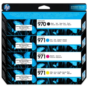 Pack tinta HP 970 971 4 colores original frontal