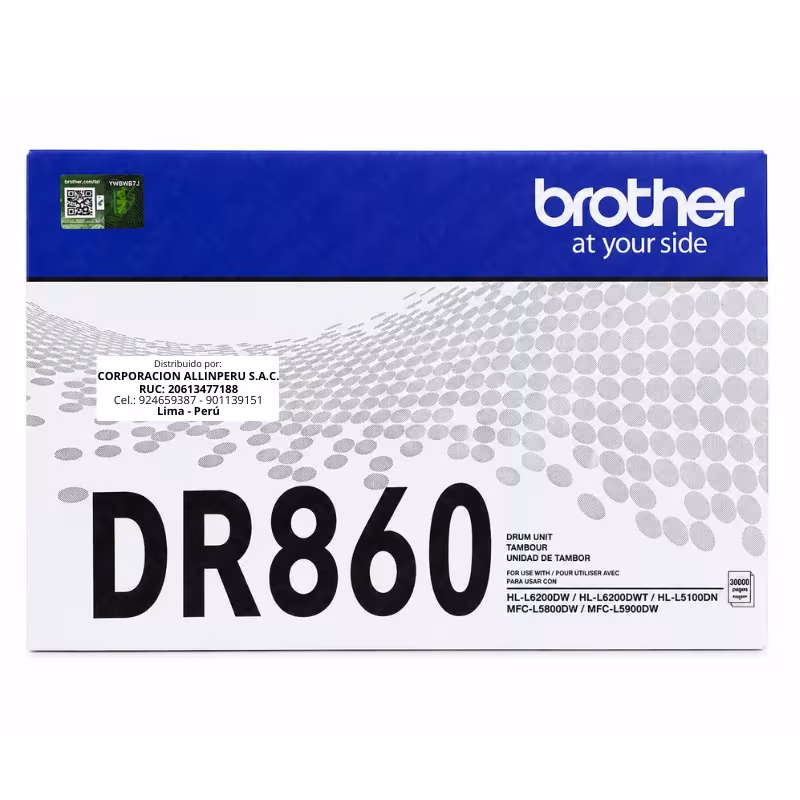 Tambor Brother DR-860 original vista frontal