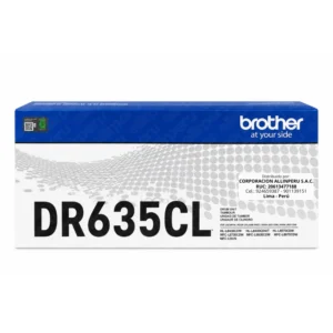 Tambor Brother DR635CL original vista frontal sobre fondo blanco