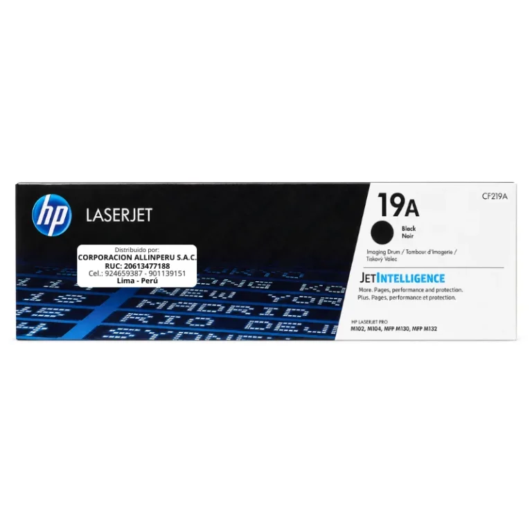 Tambor HP 19A CF219A negro original para LaserJet Pro