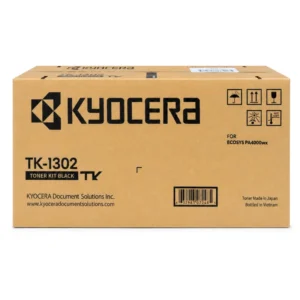 Foto de tóner Kyocera TK-1302 negro original de frente