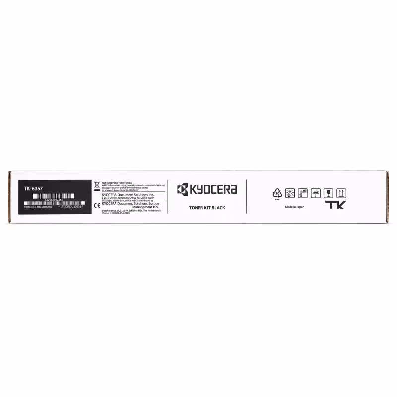 Foto de tóner Kyocera TK-6357 negro original vista frontal