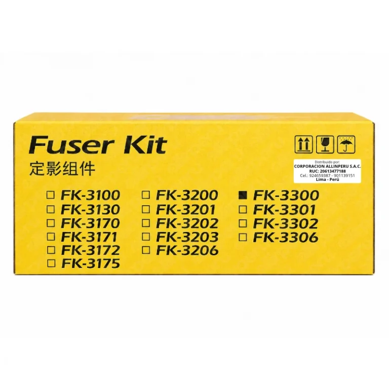 Fusor Kyocera FK-3300 302TA93040 original vista frontal