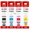 Kit tinta Canon GI-190 4 colores negro cian magenta amarillo