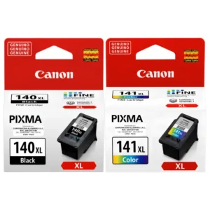 Pack tinta Canon PG-140XL negro y CL-141XL color originales
