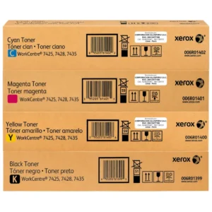 Pack tóner Xerox CMYK original WorkCentre 7425