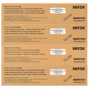 Pack tóner Xerox CMYK VersaLink C7120 completo
