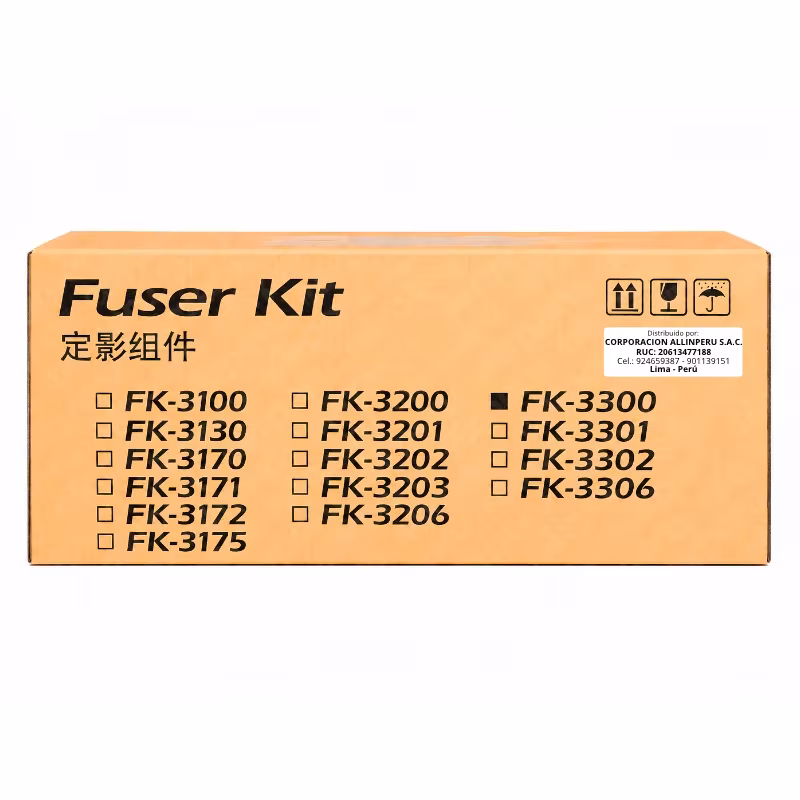 Fusor Kyocera FK-3300 302TA93040 original vista frontal
