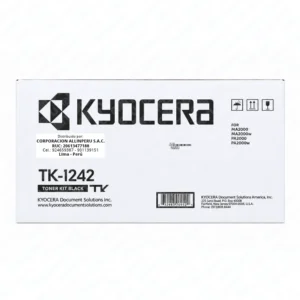 Foto de toner Kyocera TK-1242 negro original vista frontal